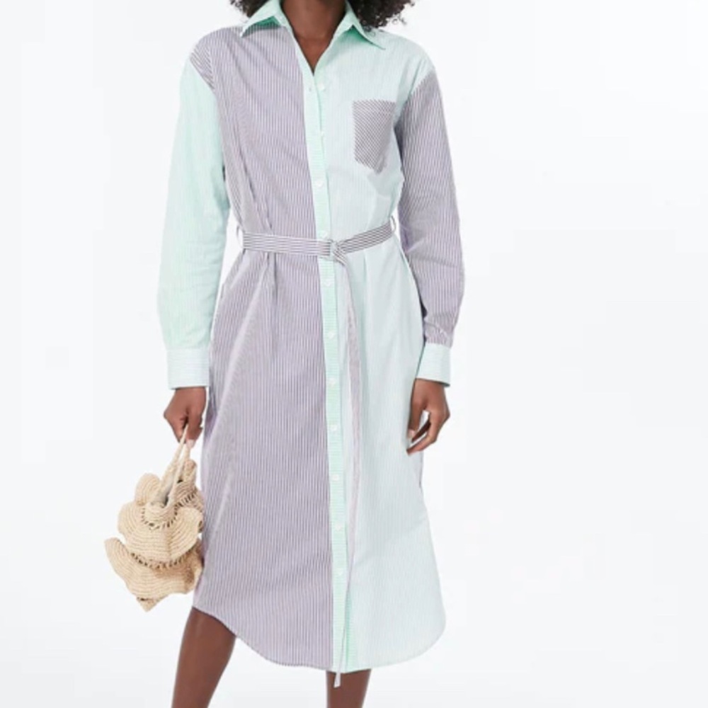 Solids and Stripes Oxford Tunic Maxi